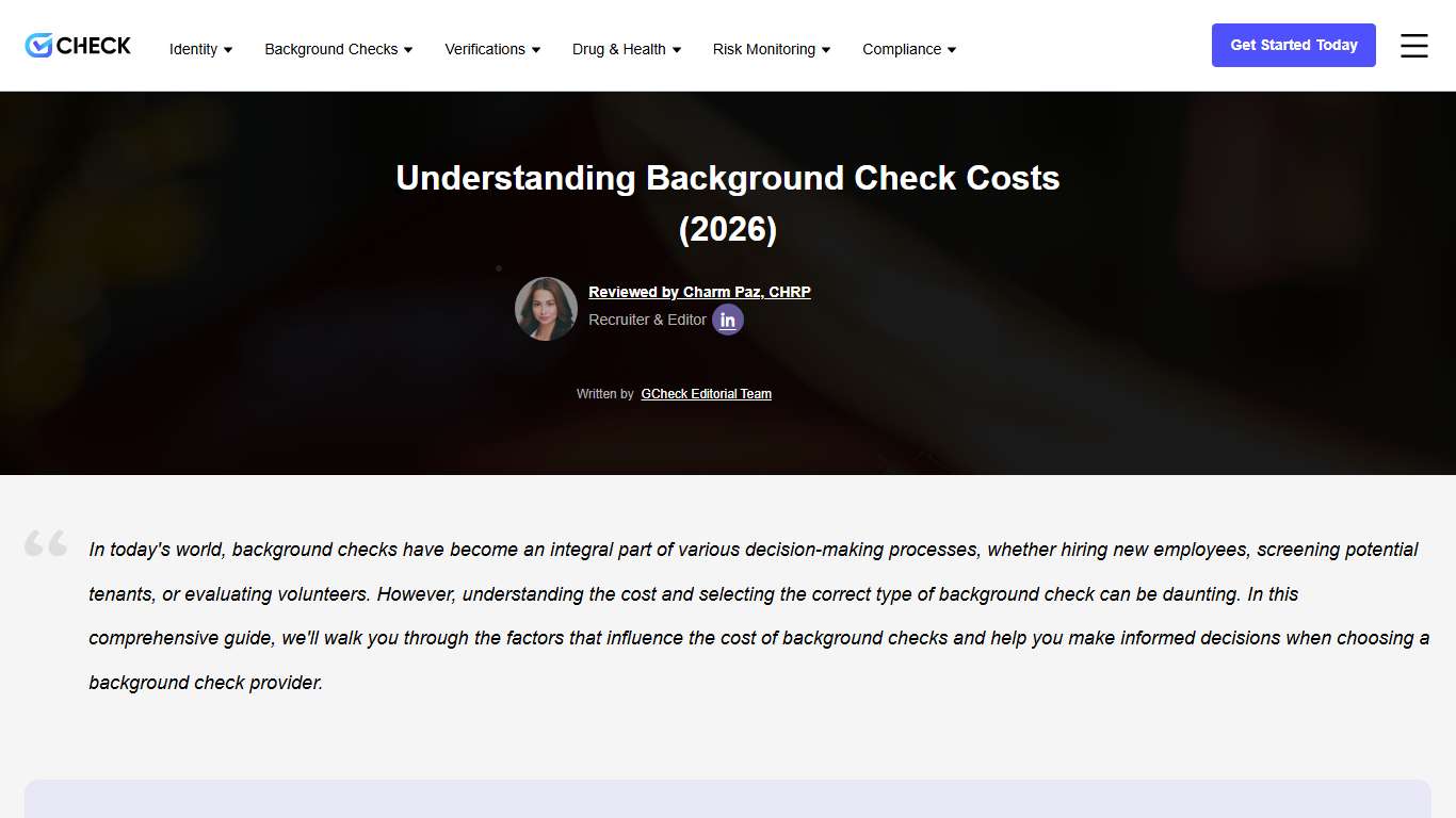 Understanding Background Check Costs (2026)